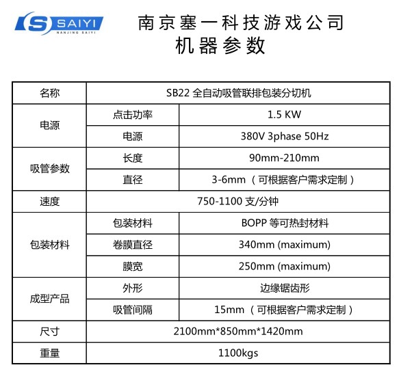 SB22 吸管聯(lián)排包裝分切機(jī)(圖1)
