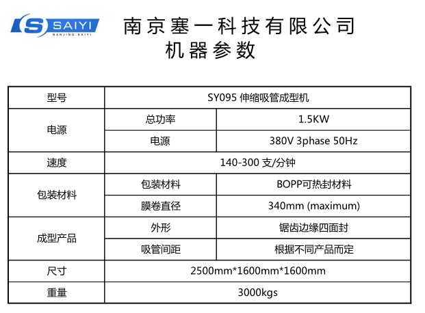 SY095 可伸縮吸管成型機(jī)(圖2)